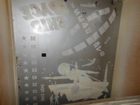 Image # 53150: Space Ship Backglass - Reverse 
(Serial number 57804.)