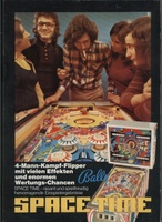 Image # 24894: Space Time German Ad 
(From the German operator magazine Automaten Markt, November 1972.)
