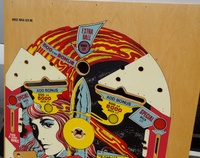 Image # 53733: Space Walk Upper Blank Playfield 
(This playfield was identified to us as New Old Stock.)