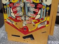 Image # 53735: Space Walk Lower Blank Playfield 
(This playfield was identified to us as New Old Stock.)