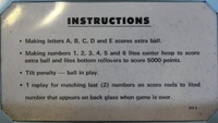 Image # 51197: Spanish Eyes Instruction Card