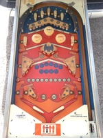 Image # 55707: Spirit of 76 Playfield - Star Rollovers 
(Serial number 00109.)