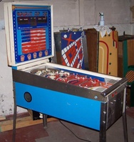 Image # 24201: Spirit of 76 Cabinet - Left 
(The flipper button is missing from this game.)