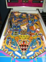 Image # 40287: Split Second Playfield 
(Both flippers are missing from the mini-playfield.)