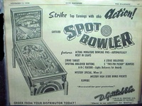 Image # 27160: Spot Bowler Billboard Ad 
(The Billboard, Nov-11-1950, page 97)