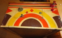Image # 58268: Spot Bowler Test Game - Cabinet Front 
(No serial number is stamped below the coin door.)