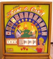 Image # 9953: Spot-A-Card Backglass