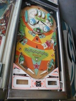 Image # 19625: Big Ben Playfield 
(The posts shown here guarding the outlanes are after-factory placements.)