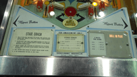 Image # 83571: Stage Coach Apron 
(Serial number 2031. Photographed at the 2014 Northwest Pinball and Arcade Show.)