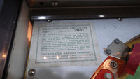 Image # 83575: Stage Coach Serial Number 
(Serial number 2031. Photographed at the 2014 Northwest Pinball and Arcade Show.)