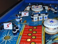 Image # 32346: Star Gazer Upper Left Playfield 
(Serial number 732.)