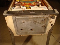 Image # 51286: Star-Jet Early Production Cabinet - Front 
(The bumper caps are not original to this game. Serial number JS1007.)