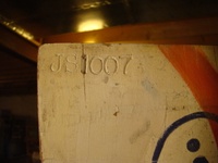 Image # 51287: Star-Jet Early Production Serial Number - Backbox 
(Serial number JS1007.)