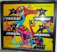 Image # 8541: Stardust Backglass