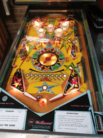 Image # 79816: Stardust Illuminated Playfield - All Features Lit