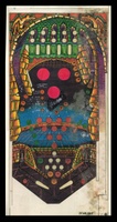 Image # 55920: Star Light Original Playfield Artwork 
(Artist is Larry M. Blazek.Marker and colored pencil on vellum with film positive overlay.Dimensions 26 inches by 13 � inches.)