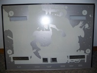 Image # 43560: Star Light Backglass - Reverse 
(This is from a game with a System 9 MPU.)
