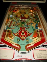 Image # 53118: Stingray Playfield 
(This game has a 2-player backbox.)