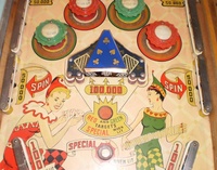 Image # 47736: Straight Flush Middle Playfield 
(The left green pop bumper should have a matching green skirt.)