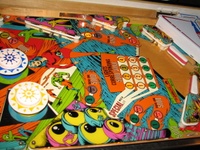 Image # 42363: Strange World Sample Game - Lower Playfield 
(Serial number 01137 S.)
