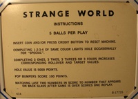 Image # 37082: Strange World Instruction Card