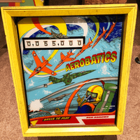 Image # 77589: Aerobatics Backglass 
(Serial number 0273.)