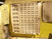 Image # 77599: Aerobatics Inside Backbox - Point Score Adjustment Chart 
(Serial number 0273.)