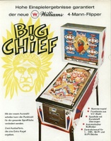 Image # 21624: Big Chief German Ad 
(From the German operator magazine Automaten Markt, September 1965.)