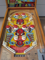 Image # 57739: Summer Time Playfield 
(The round pop bumpers bodies and skirts are reproduction.)