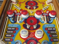 Image # 57741: Summer Time Middle Playfield 
(The round pop bumpers bodies and skirts are reproduction.)