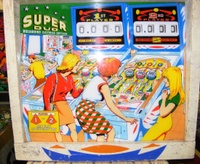 Image # 49823: Super Duo Backglass 
(Serial number 04002.)
