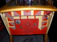 Image # 22809: Super Jumbo Cabinet - Front 
(The shooter knob is missing on this game.)