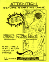 Image # 81721: Super Mario Bros. Setup Instruction 
(This came with a game.)
