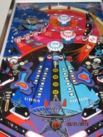 Image # 58964: Super Nova Playfield 
(The blue center target is not original to this game.)