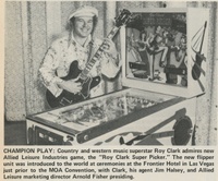 Image # 70780: Roy Clark Super Picker Vending Times Ad 
(Vending Times, November 1976, page 70)