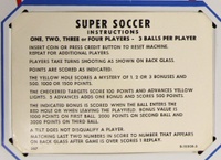 Image # 48369: Super Soccer Instruction Card - 3 Ball