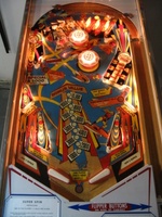 Image # 48215: Super Spin Illuminated Playfield 
(Serial number 02589.)