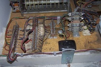 Image # 55806: Super Straight Inside Cabinet - Detail 
(Option jacks, service outlet, and fuses.)