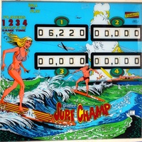 Image # 45650: Surf Champ Backglass