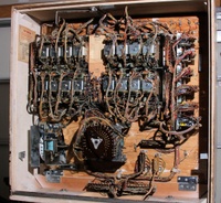 Image # 46682: Surf Champ Sample Game - Inside Backbox 
(Serial number 01261 S.)