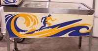 Image # 46678: Surf Champ Sample Game - Cabinet - Left 
(Serial number 01261 S.)