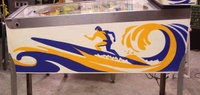 Image # 46679: Surf Champ Sample Game - Cabinet - Right 
(Serial number 01261 S.)