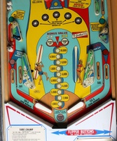 Image # 46673: Surf Champ Sample Game - Lower Playfield 
(Serial number 01261 S.)