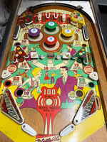 Image # 77512: Swing-Along Playfield 
(Two white ball guides at top of playfield have been replaced with red posts.)