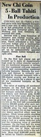 Image # 45536: Tahiti New Game Announcement 
(The Billboard, Oct-22-1949 page 86)