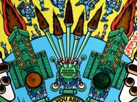 Image # 38652: Big Guns Blank Playfield - Detail