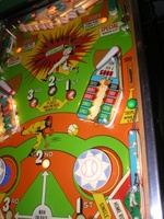 Image # 35786: Big Hit Upper Playfield 
(Serial number 03400.)