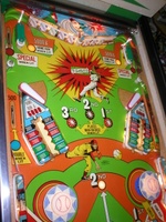 Image # 35785: Big Hit Upper Playfield 
(Serial number 03400.)