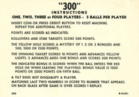 Image # 42475: "300" Instruction Card - 5 Balls