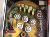 Image # 61152: 3 Jokers Upper Playfield 
(Cabinet serial number 81346.)